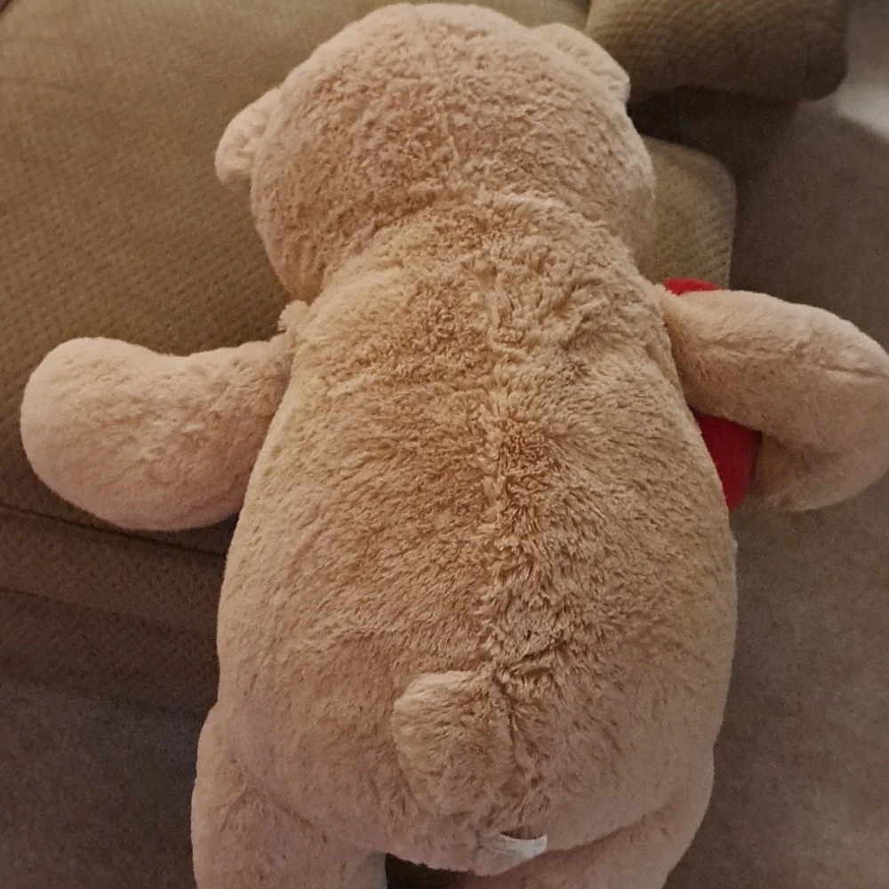 Giant Stuffed I Love U Teddy Bear - Picture 7 of 9